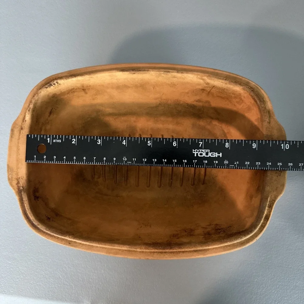 Romertopf 110 TerraCotta 10x7x6 Bread Clay Baker Roaster Dutch Oven Rico USA